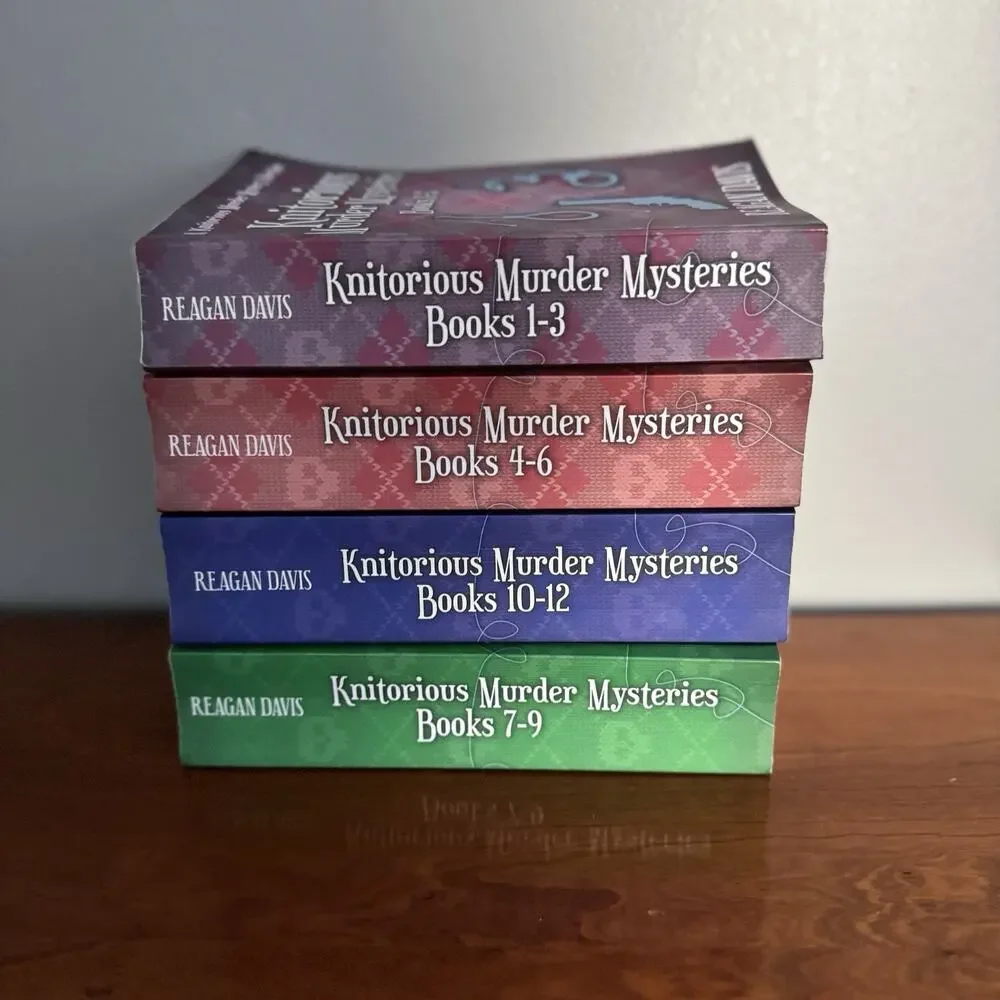 Knitorious Murder‎ Mysteries; Reagan Davis; 2020; Lot Of 4 Books 1-12